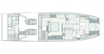 Ferretti Yachts 720 Layout